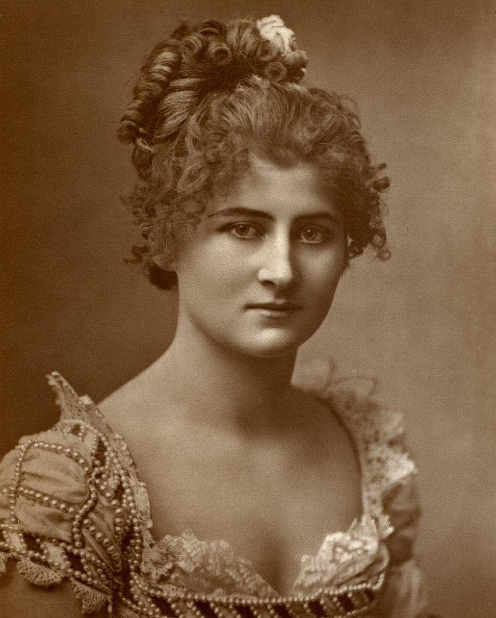Mary Anderson , amerikansk skuespillerinne, 1884 av Unbekannt