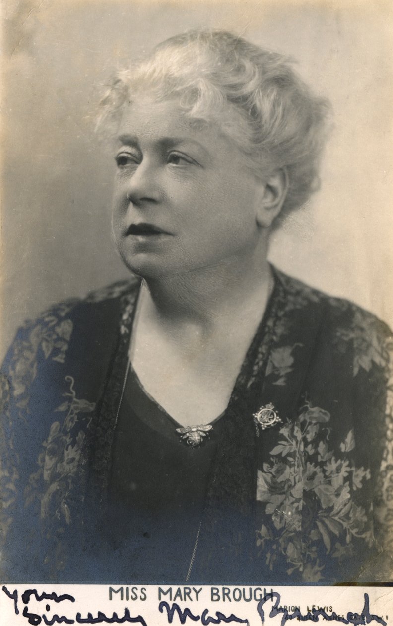 Mary Brough 1863-1834, engelsk skuespillerinne, 1900-tallet av Unbekannt