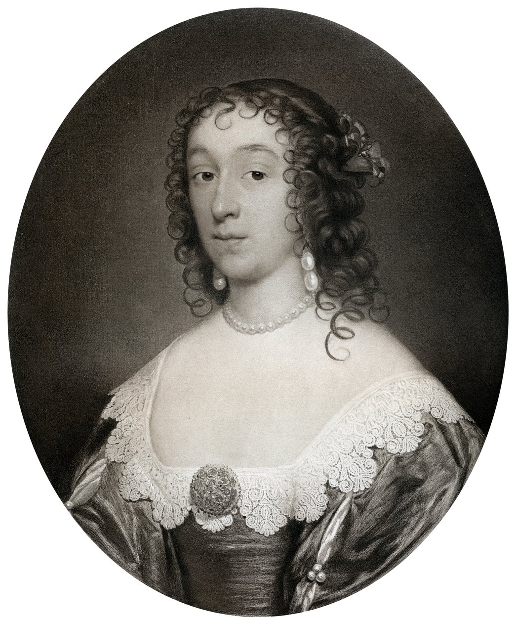 Mary Cromwell, grevinne Fauconberg, tredje datter av Oliver Cromwell, 1600-tallet, 1899 av Unbekannt