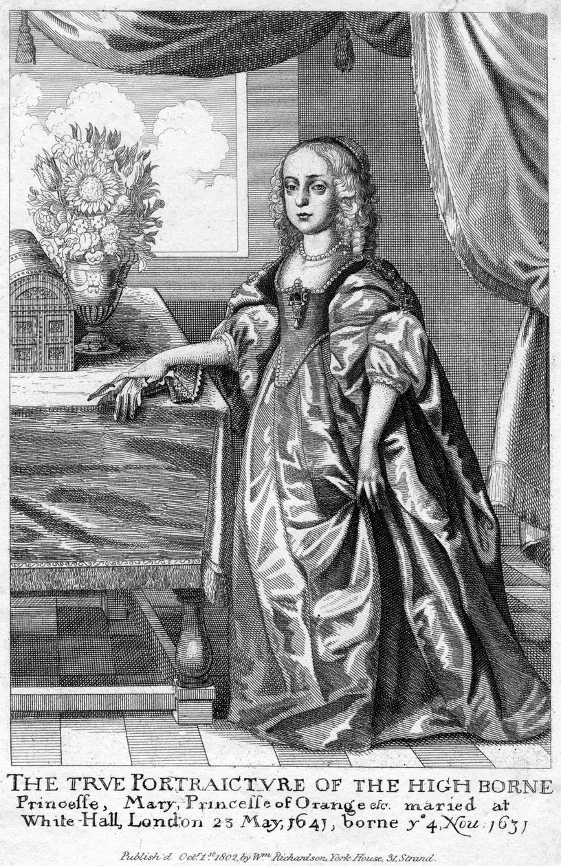 Mary, prinsesse av Orange, datter av Charles I, 1802 av Unbekannt