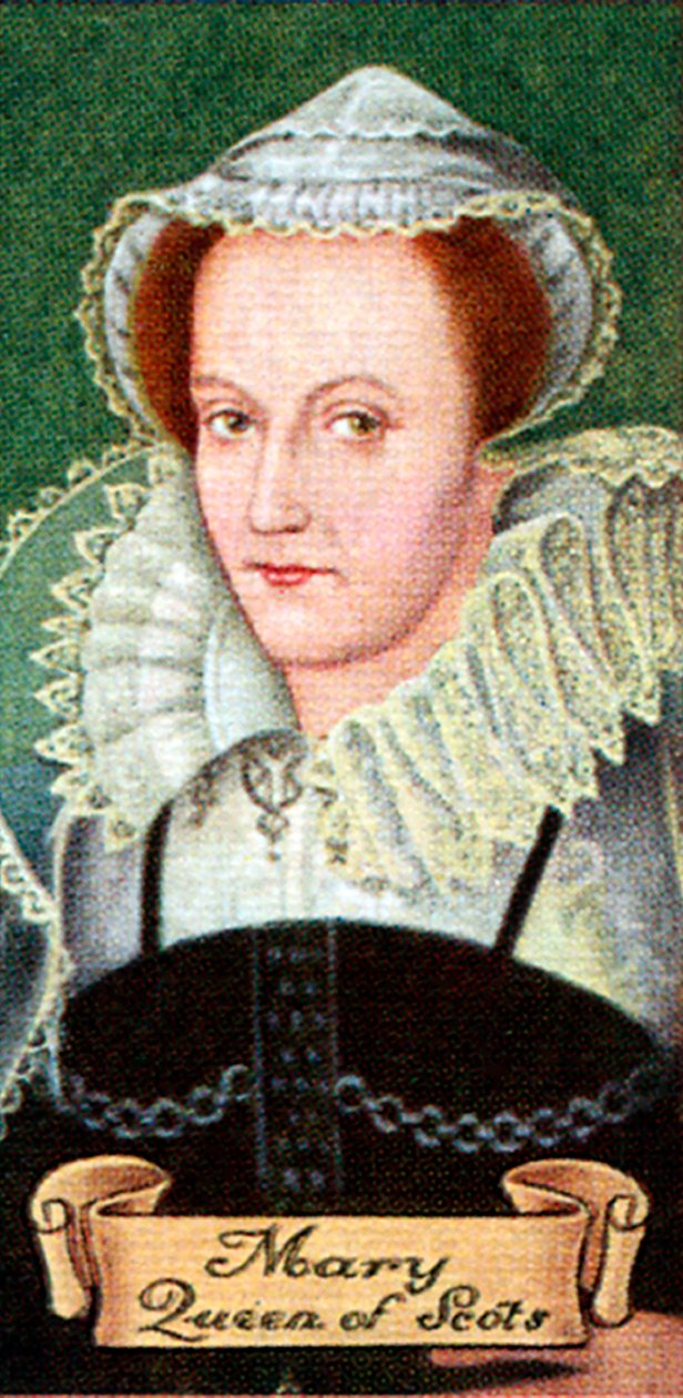 Mary, Queen of Scots, hentet fra en serie sigarettkort, 1935 av Unbekannt