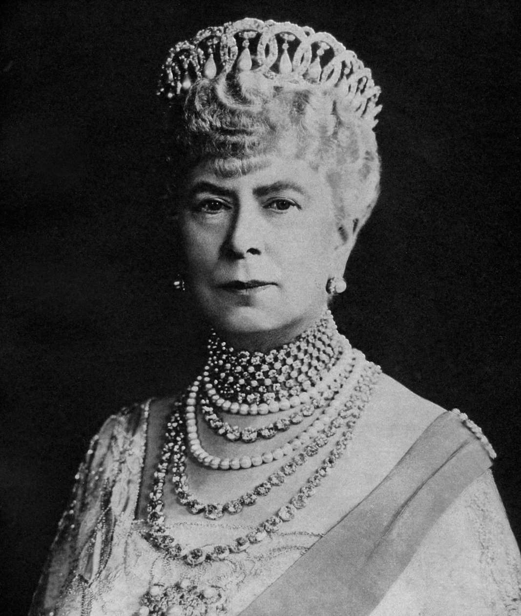 Mary of Teck, dronningkonsort av George V av Storbritannia, c1936. av Unbekannt
