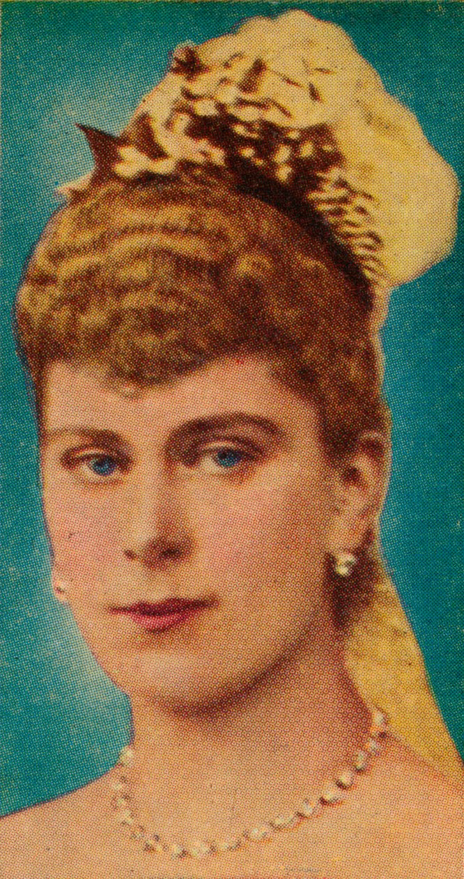 Mary of Teck i bryllupet hennes med hertugen av York, 1893 1935 av Unbekannt