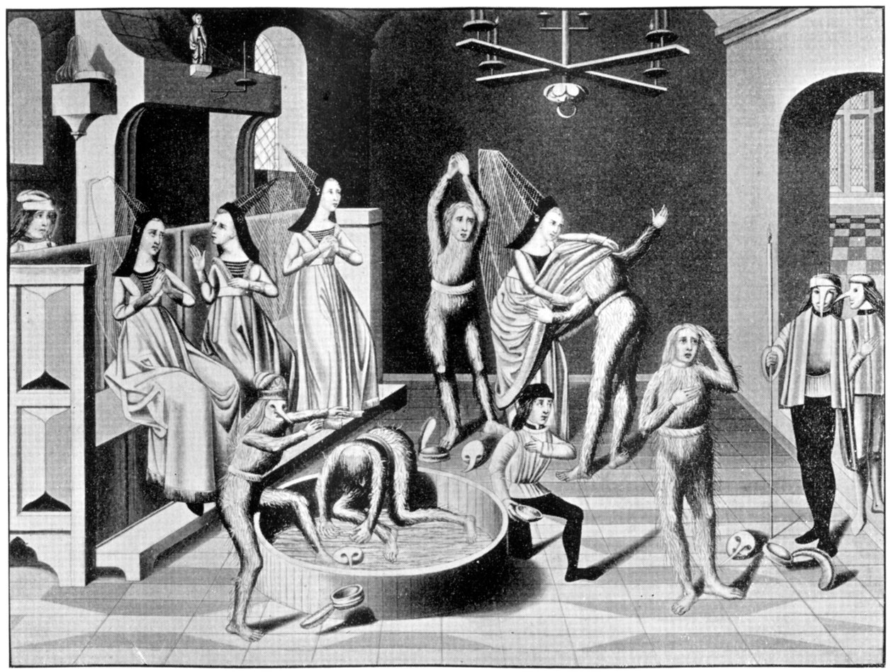 Masque av Charles VI av Frankrike, c1480, 1910 av Unbekannt