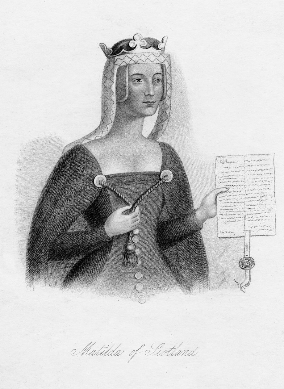 Matilda av Skottland, dronning av Henry I, 1800-tallet av Unbekannt