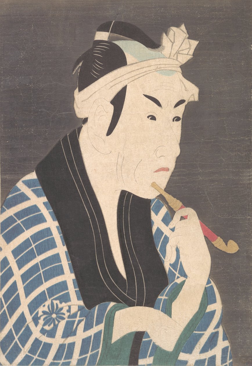 Matsumoto Koshiro IV som fiskehandleren Gorobei, Sannsynligvis l..., Sannsynligvis slutten av 1880-tallet eller begynnelsen av 1890-tallet. av Unbekannt