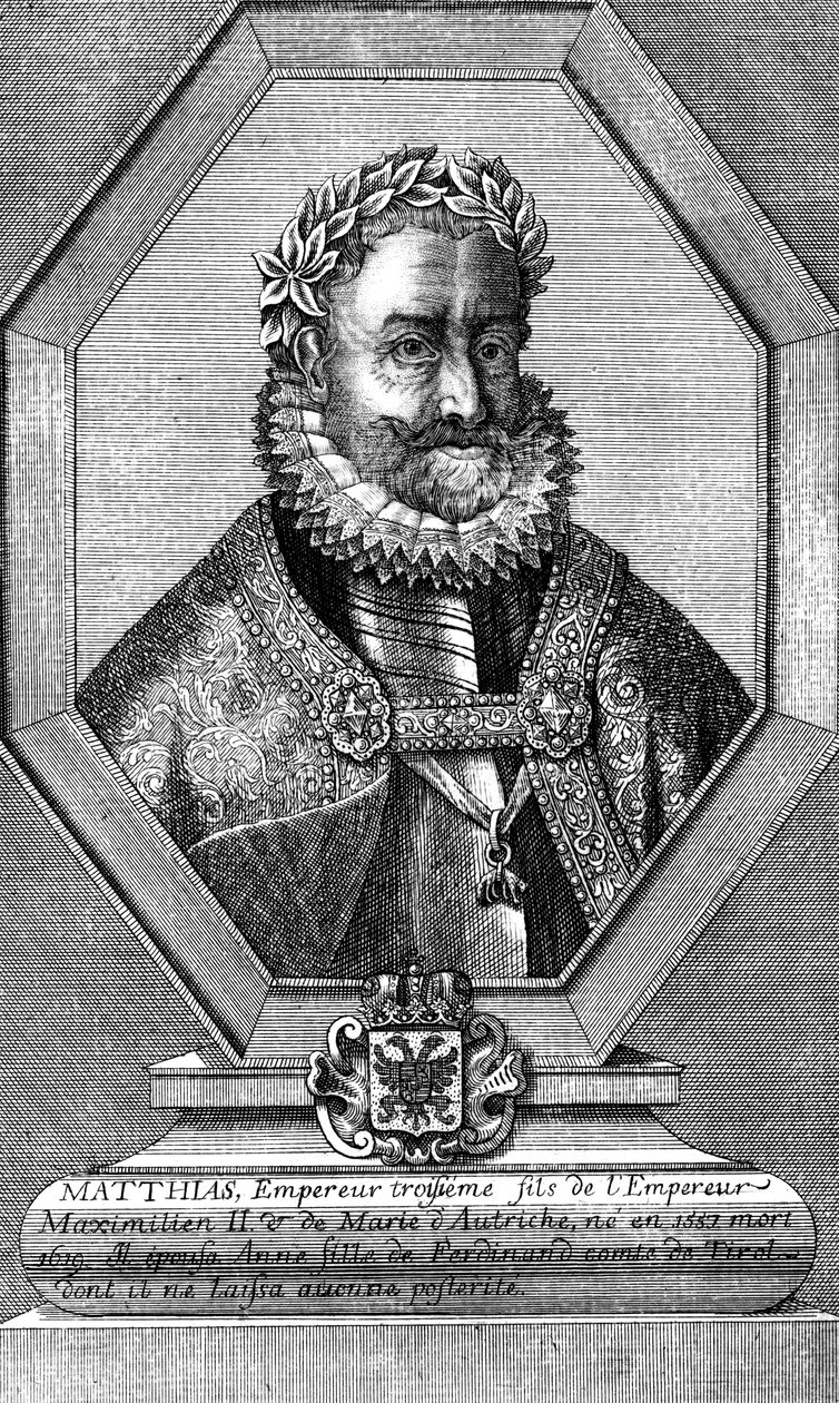Matthias, den hellige romerske keiseren fra 1612-1619 av Unbekannt