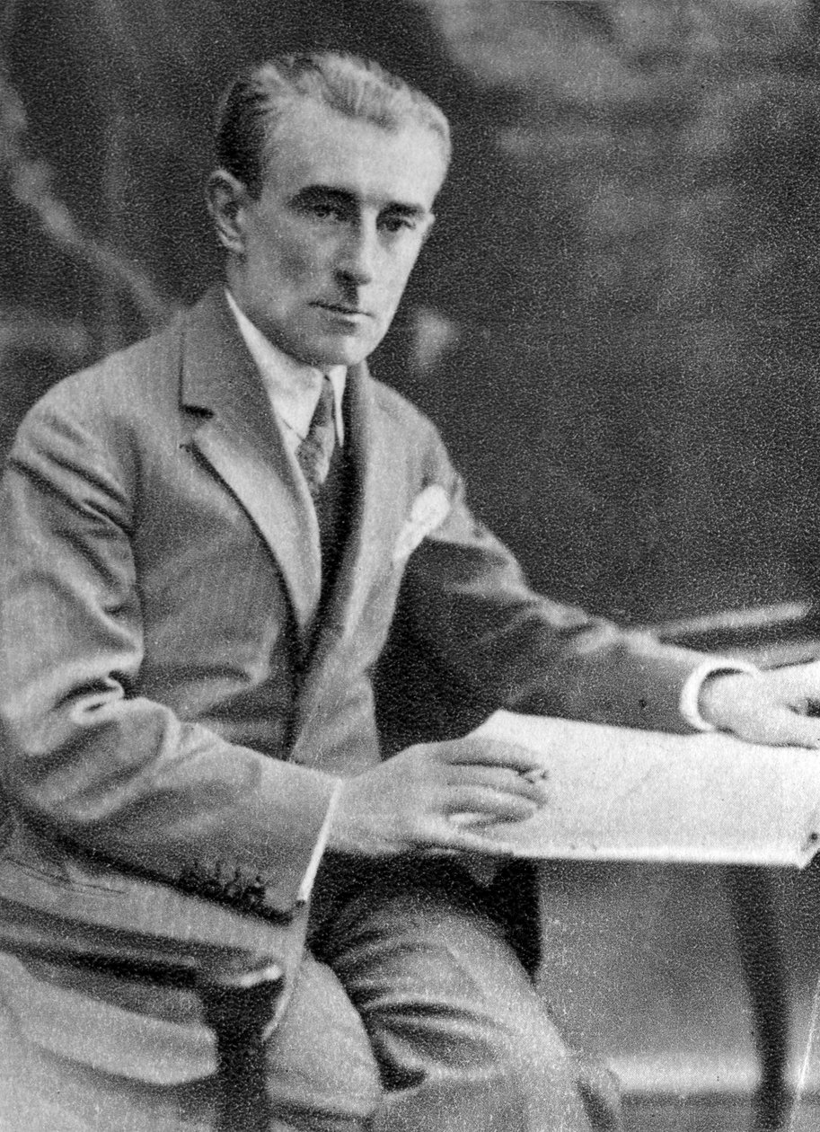 Maurice Ravel , fransk komponist, 1931 av Unbekannt