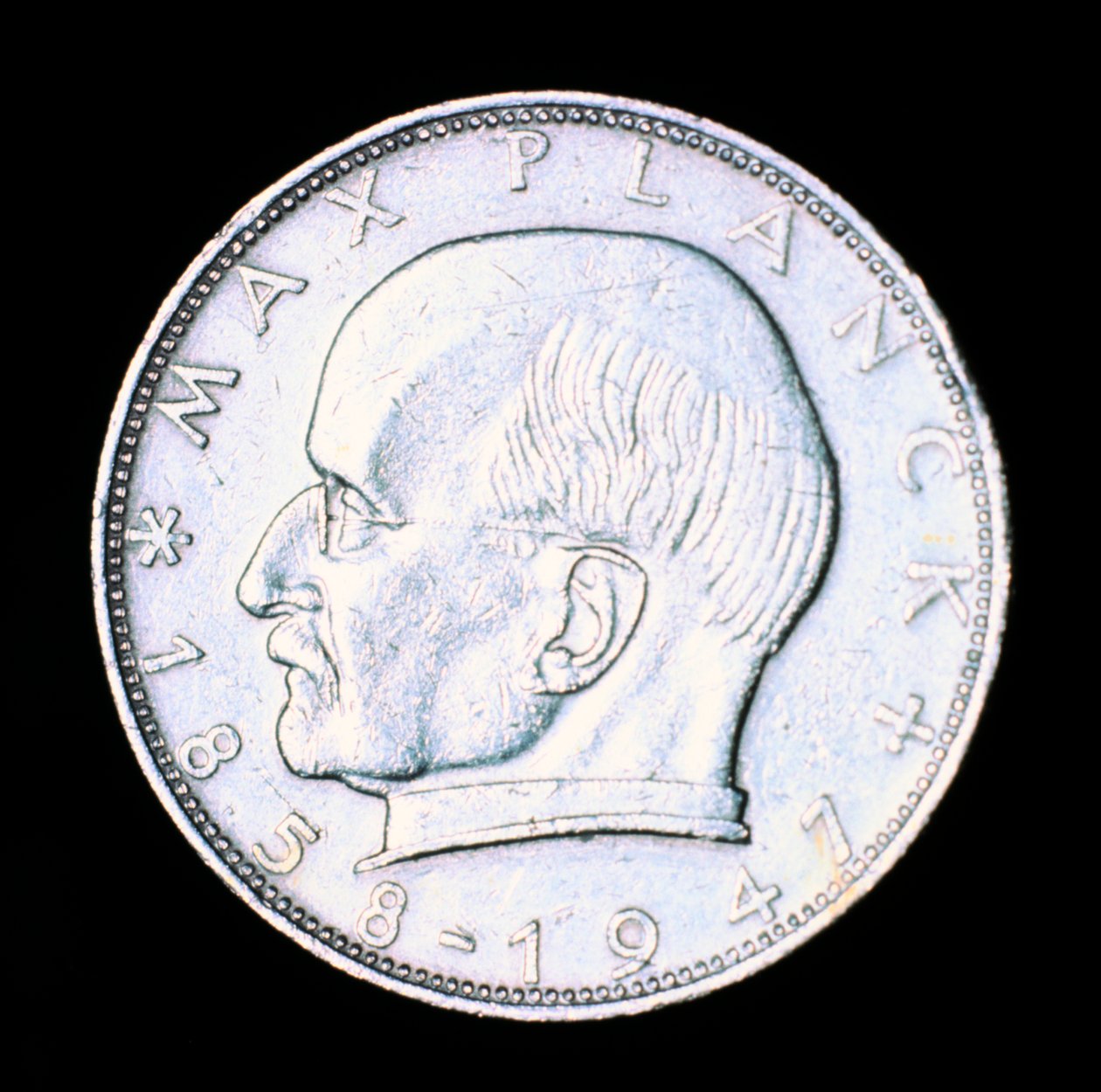 Max Planck , tysk teoretisk fysiker, midten av 1900-tallet av Unbekannt