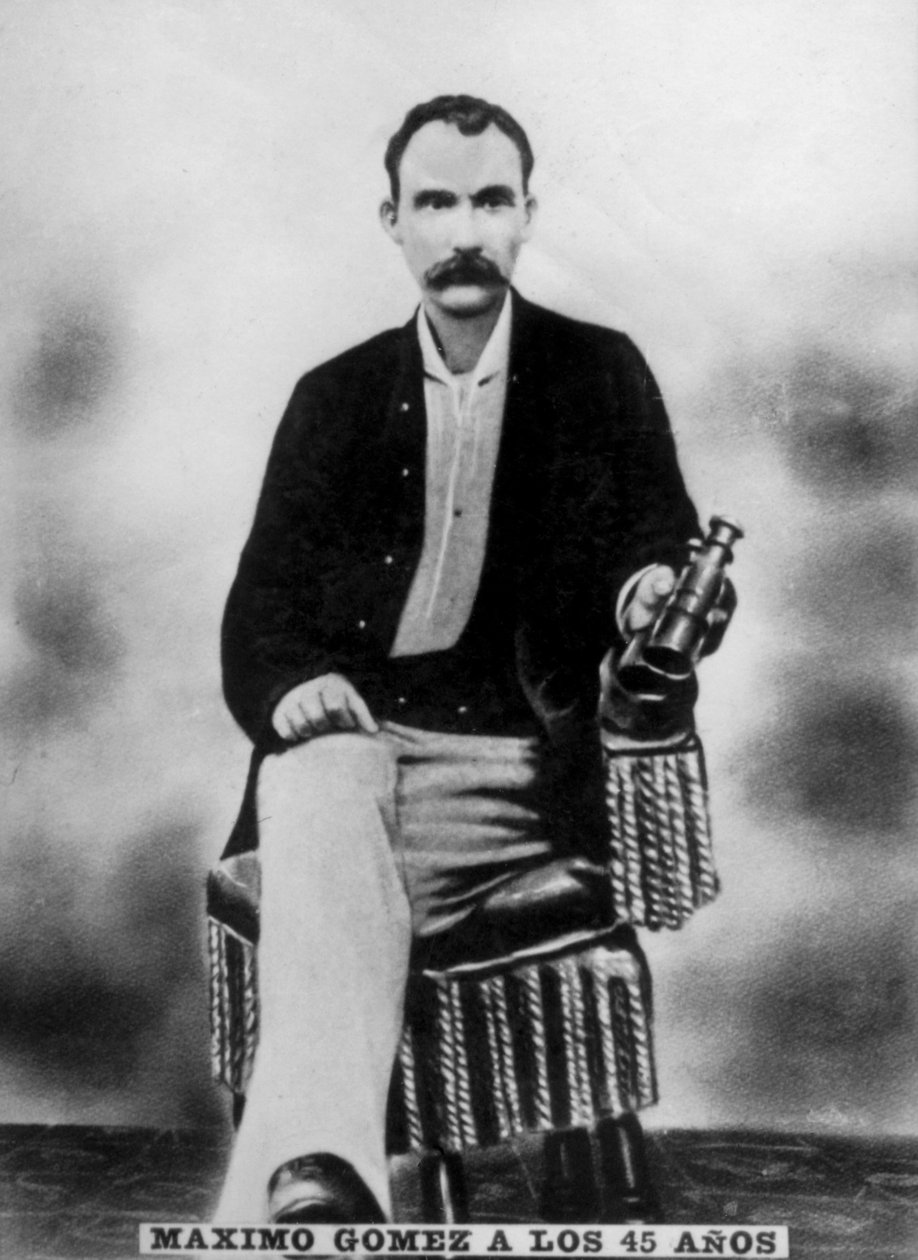 Maximo Gomez 1836-1905, 45 år gammel, 1881 c1910 av Unbekannt
