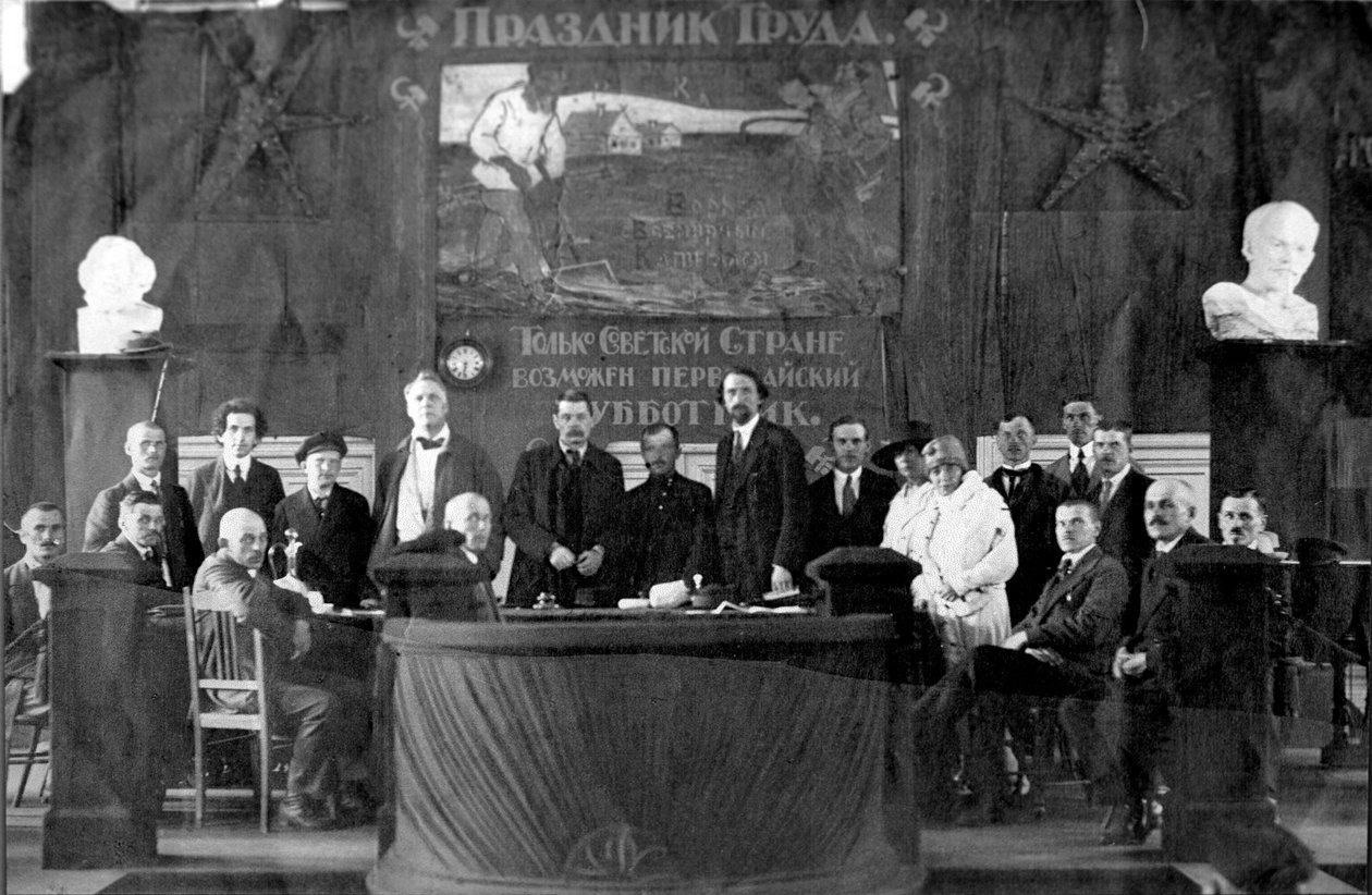 1. mai-møte, Russland, 1920 av Unbekannt