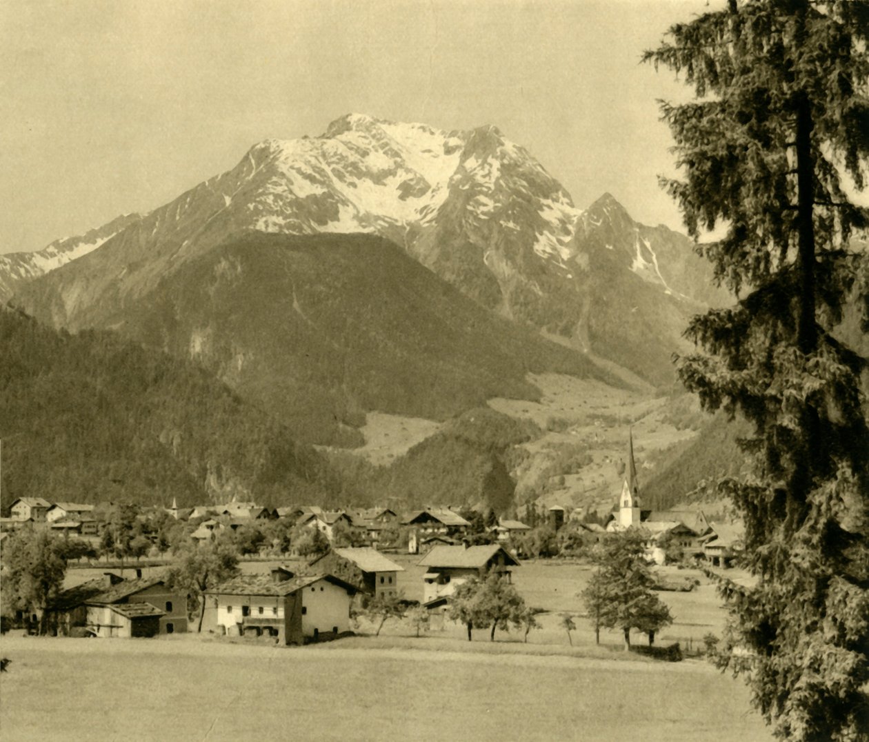 Mayrhofen, Zillertal, Østerrike, c1935. av Unbekannt