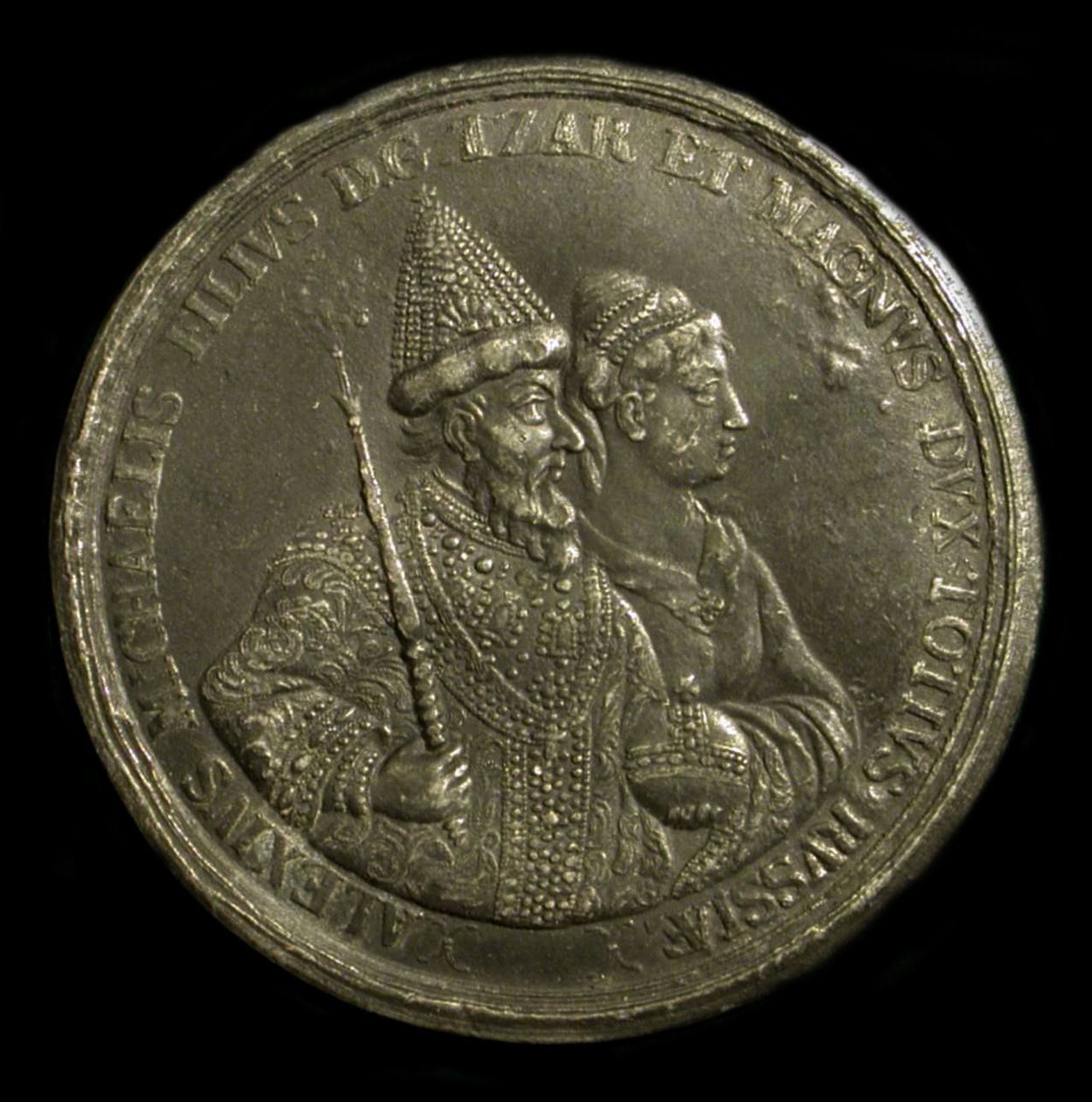 Medalje Tsar Alexis I av Russland for å feire fødselen til Peter den store, ca 1775 av Unbekannt