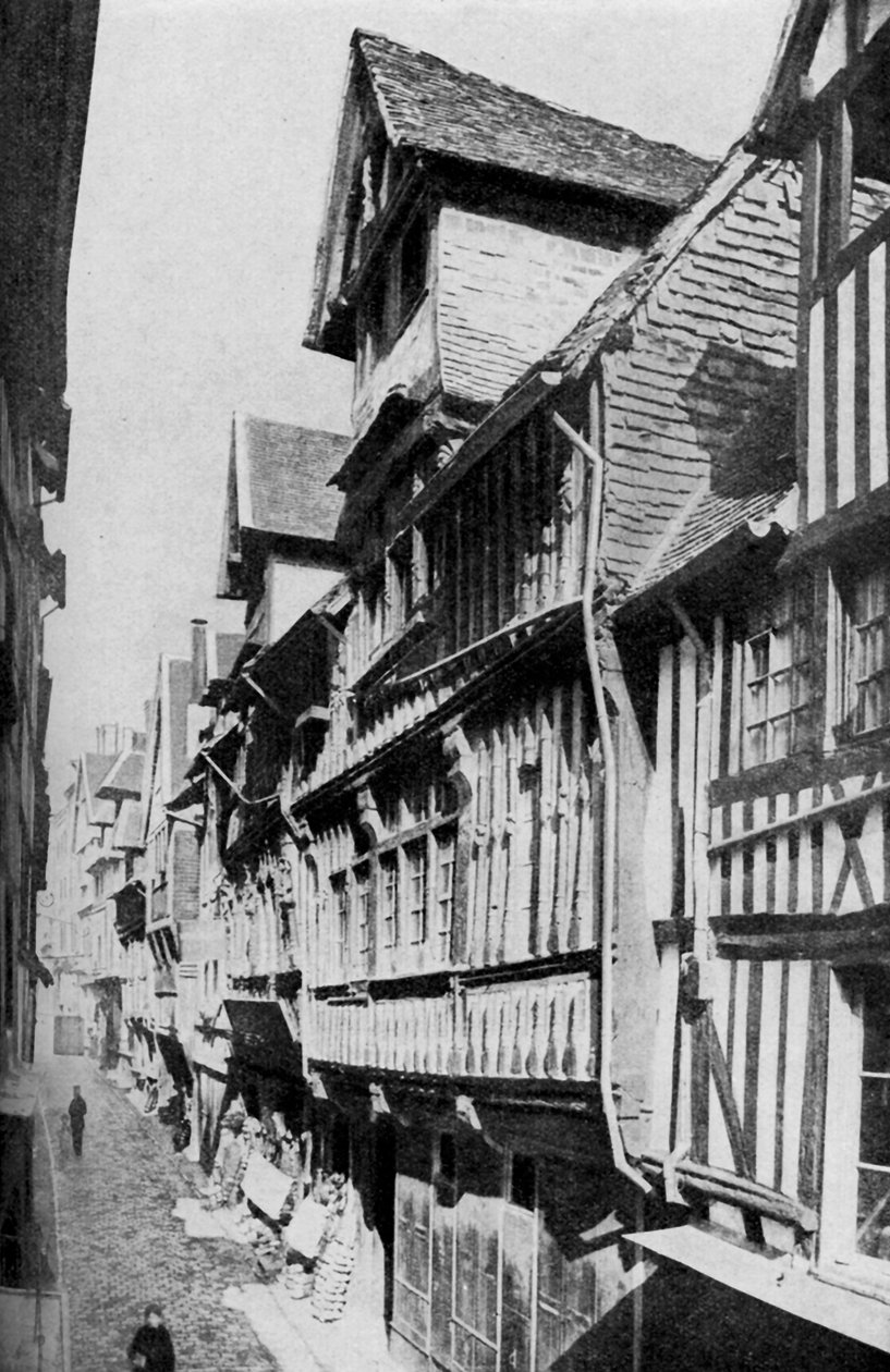 Middelalder Lisieux, Normandie, Frankrike, ca 1930-tallet av Unbekannt