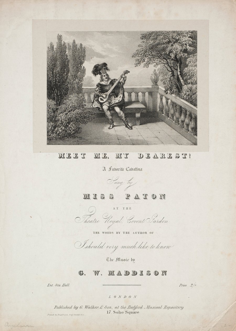 Meet Me, My Dearest!, 1800-tallet. av Unbekannt
