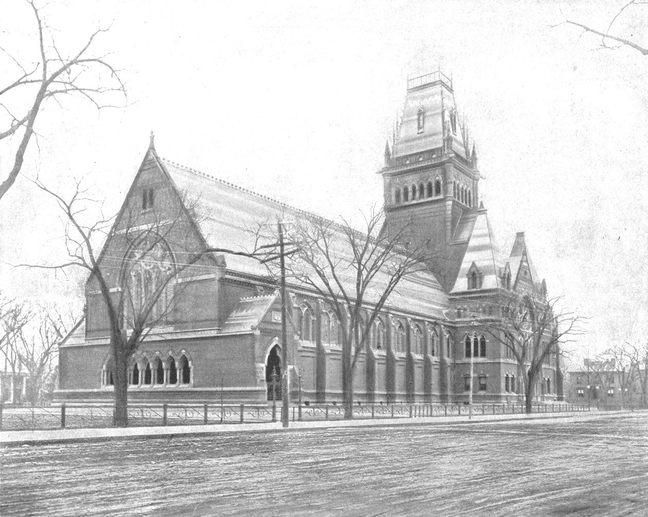 Memorial Hall, Cambridge, Massachusetts, USA, c1900. av Unbekannt