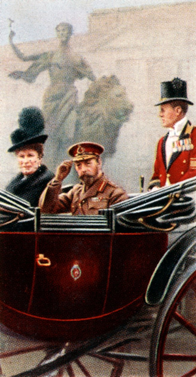 Minnegudstjeneste til Lord Kitchener, 13. juni 1916. c1935 av Unbekannt