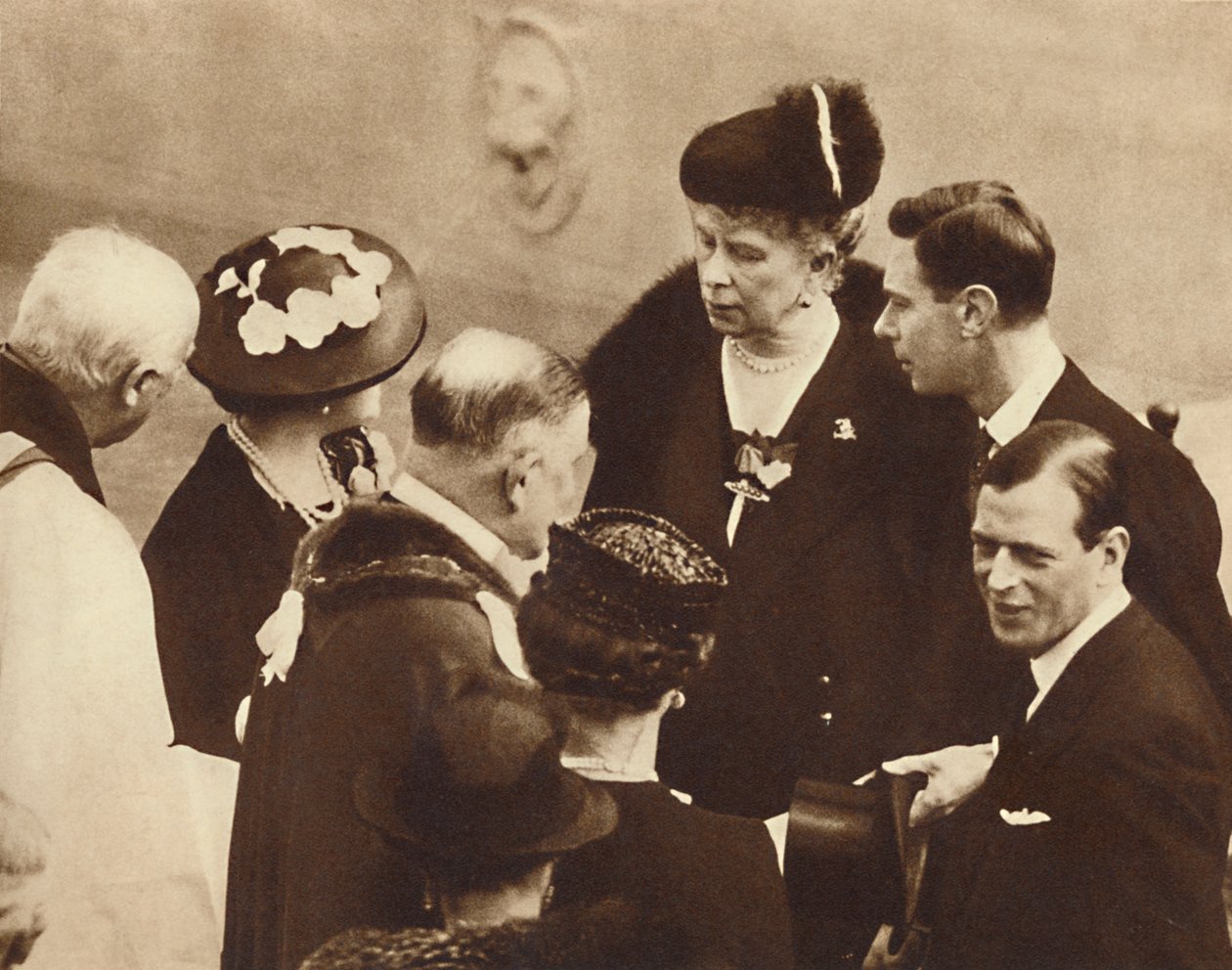 Minnesmerke for hans far avduket, Windsor Castle, 23. april I937 av Unbekannt