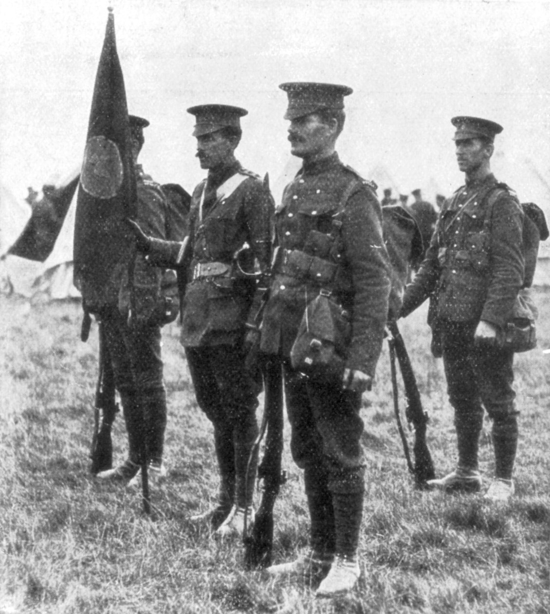 Menn fra prinsesse Patricias kanadiske lette infanteri, 1915 av Unbekannt