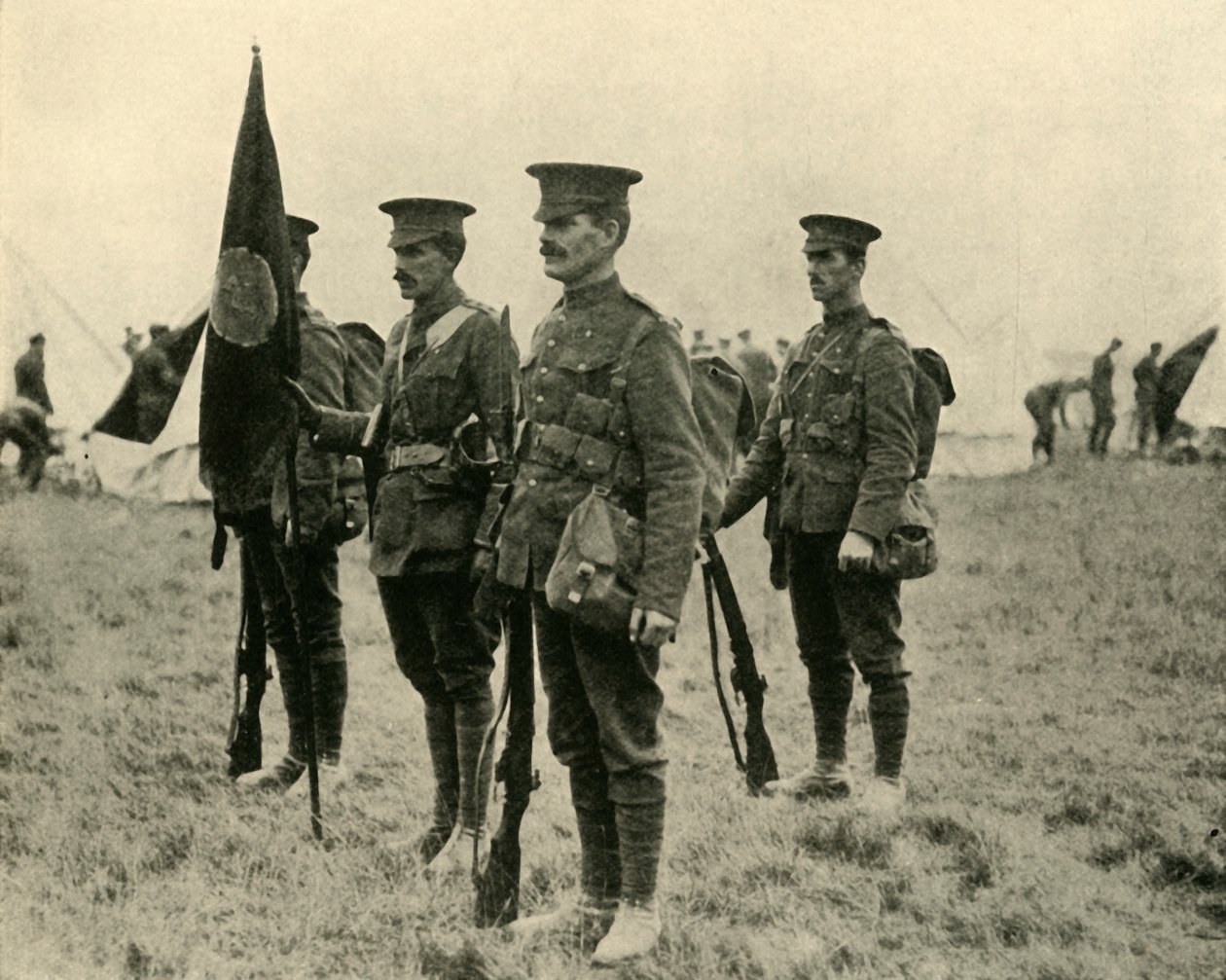 Menn av prinsesse Patricias kanadisk lette infanteri, 1915, c1920. av Unbekannt
