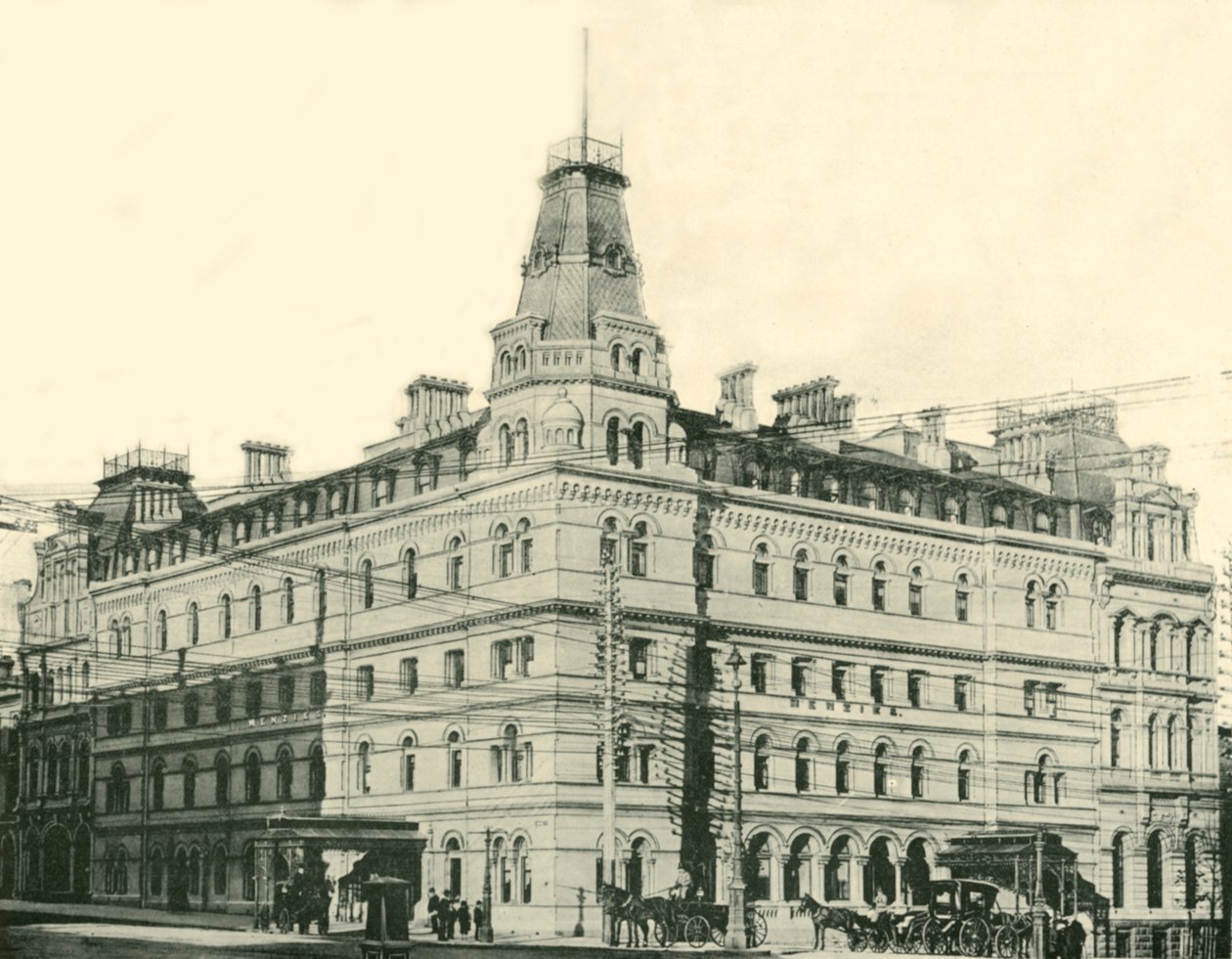 Menzies Hotel, Melbourne, 1901. av Unbekannt