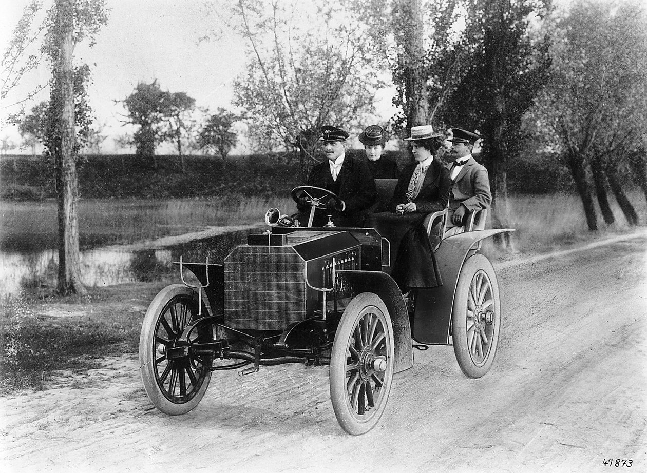 Mercedes 35 hk bil, 1901 av Unbekannt