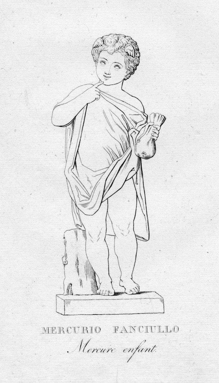 Mercury Child Mercury Child, c1850 av Unbekannt
