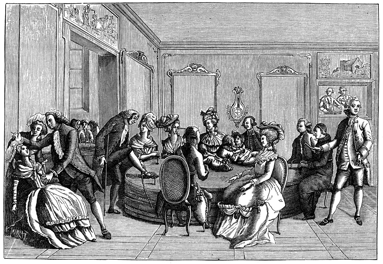 Mesmers badekar, 1779 1875 av Unbekannt