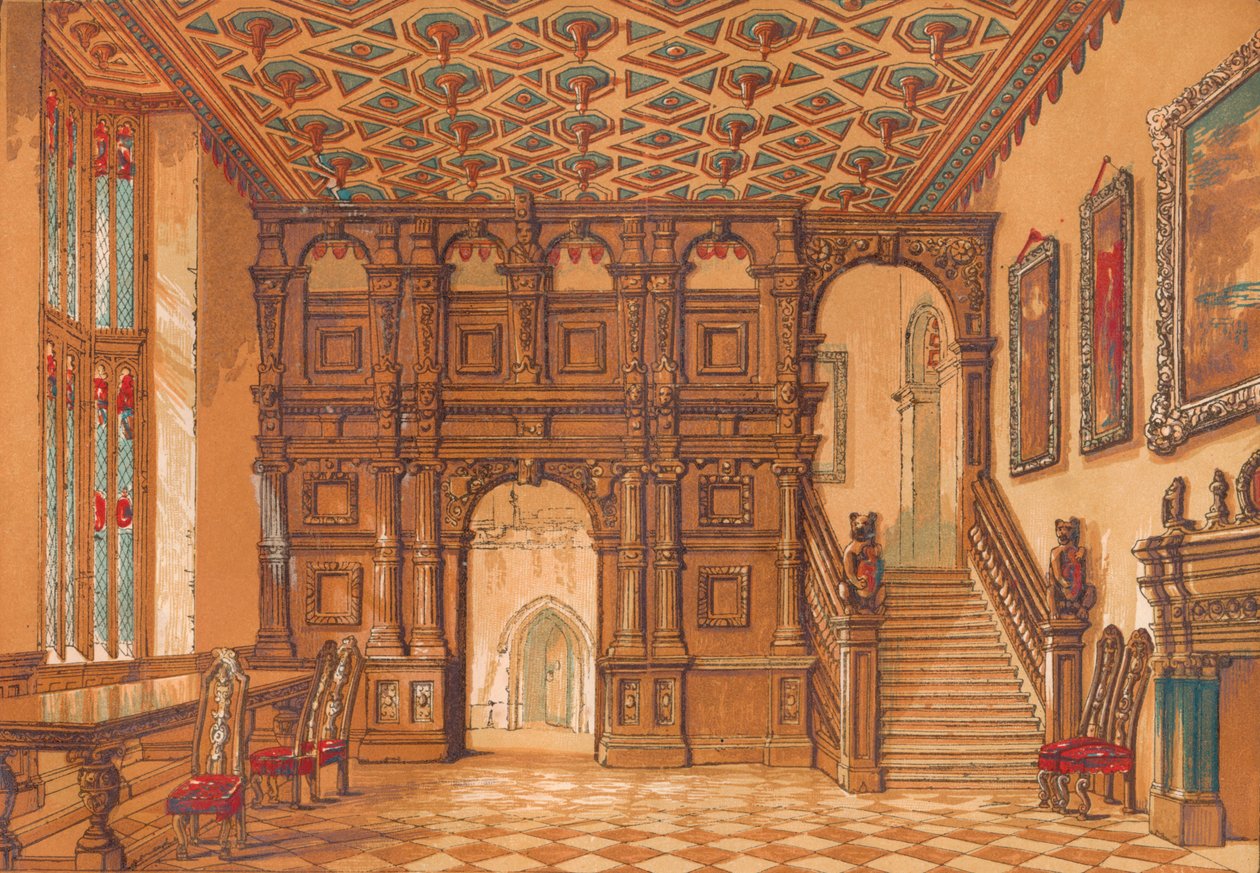 Methley Hall, c1845, 1864 av Unbekannt