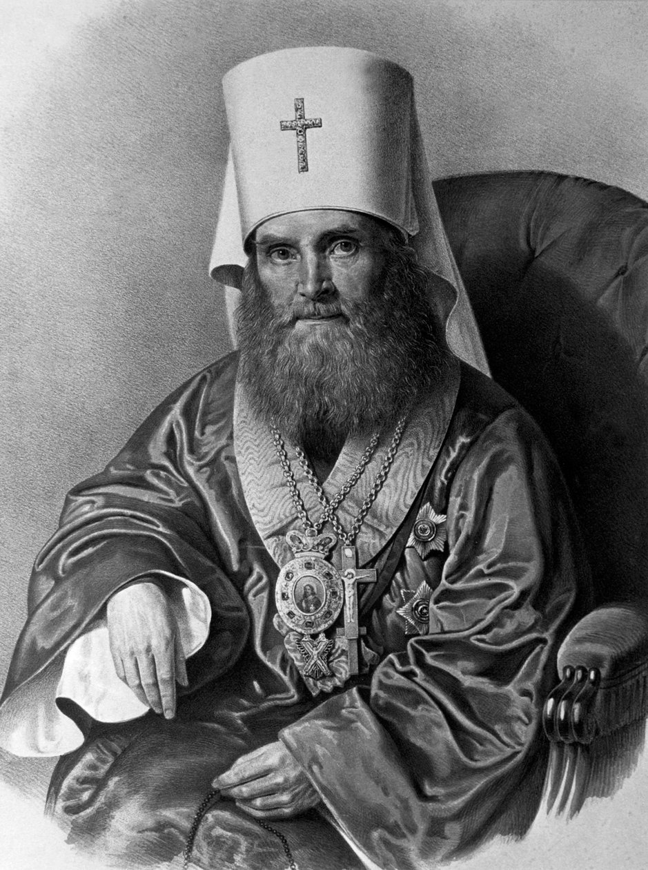 Metropolit Filaret Drozdov fra Moskva, 1800-tallet av Unbekannt
