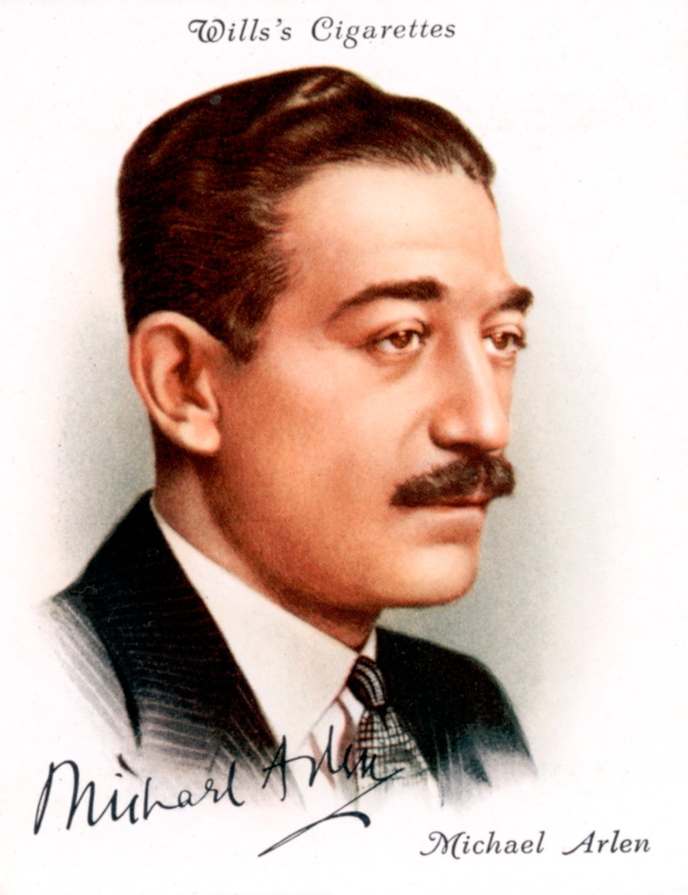 Michael Arlen 1895-1956, britisk forfatter og romanforfatter av armensk utvinning, 1937 av Unbekannt