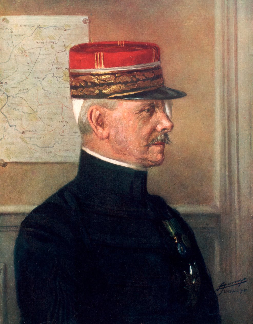 Michel-Joseph Maunoury, fransk general fra første verdenskrig, 1926 av Unbekannt