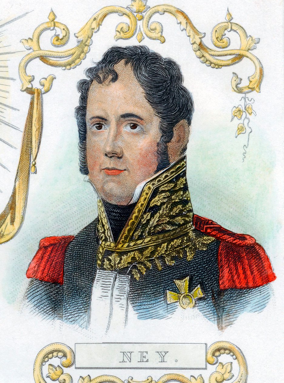 Michel Ney, fransk soldat, c1830 av Unbekannt