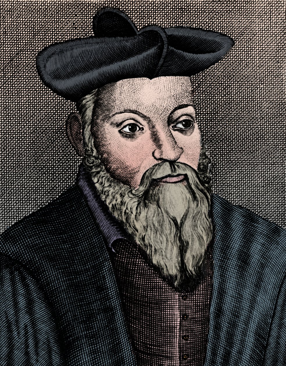 Michel Nostradamus 1503-1556, fransk lege og astrolog, 1600-tallet av Unbekannt