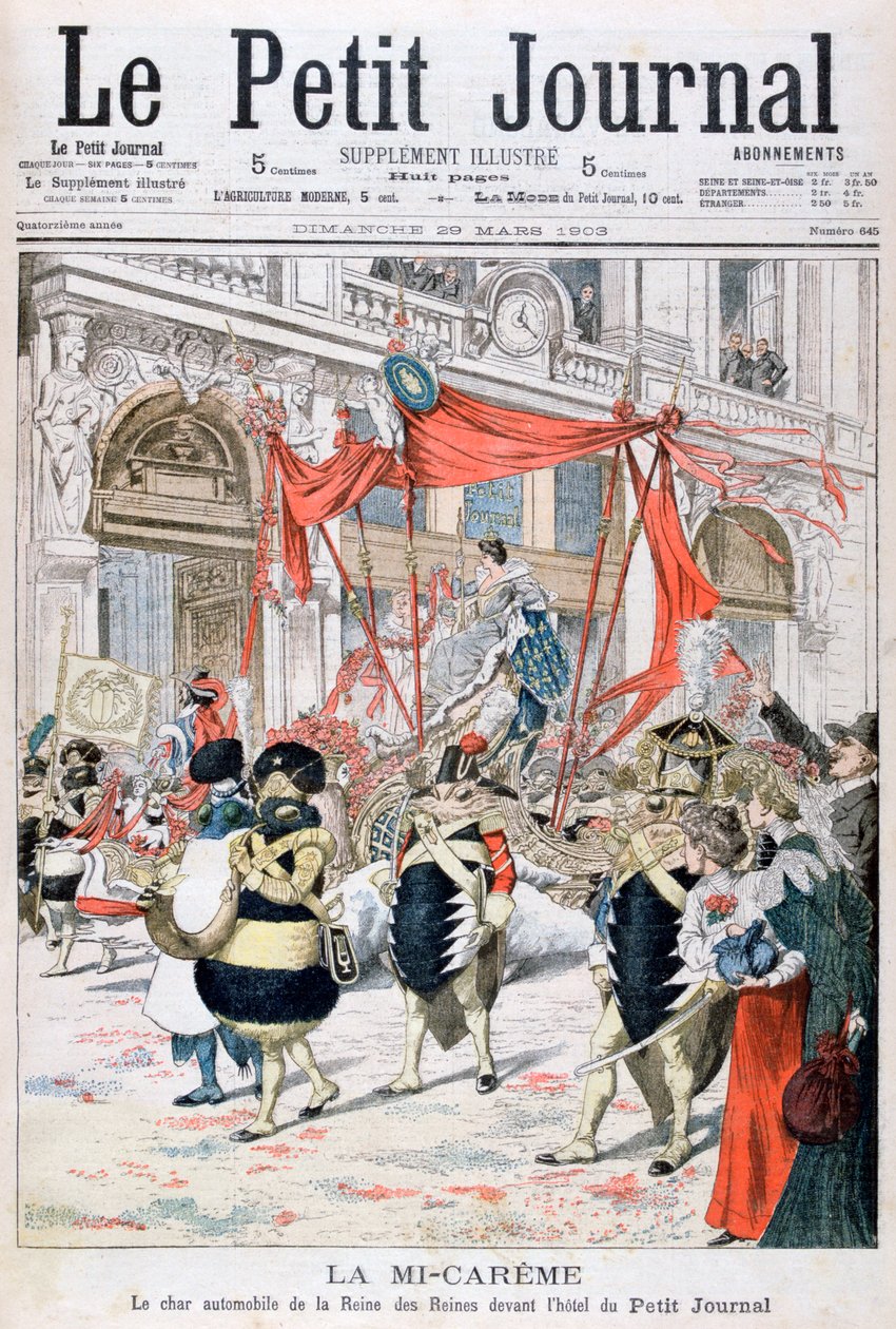 Midt-fasten karneval flyter av dronningen av dronningene, 1903 av Unbekannt