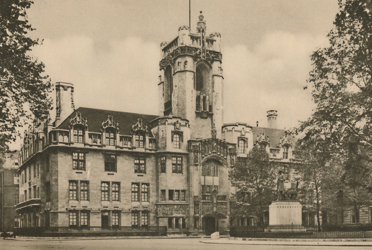 Middlesex Guildhall på stedet for det gamle helligdommen i Westminster, c1935. av Unbekannt