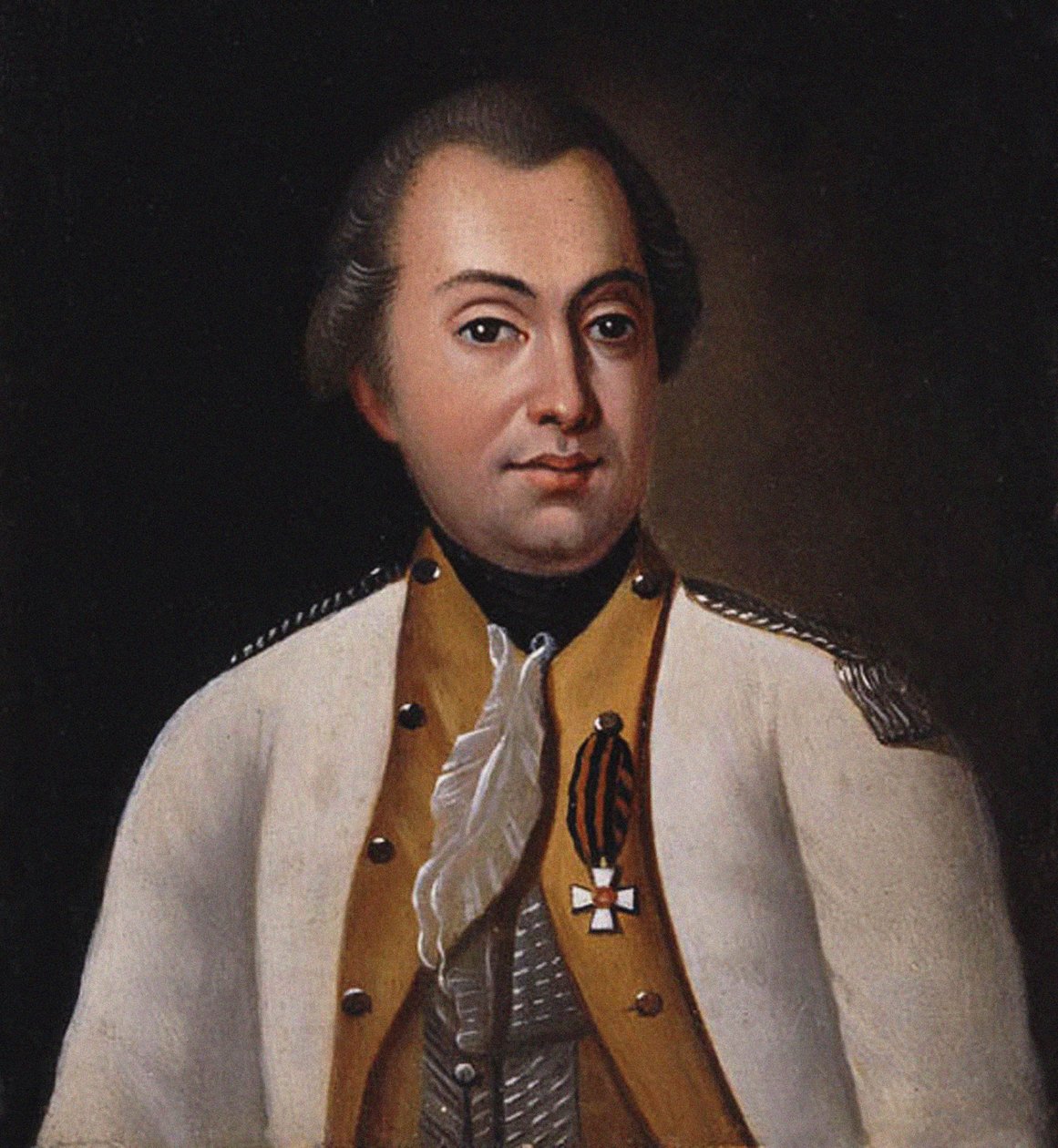 Mikhail Kutuzov i uniformen til Lugansk Pikineer Regiment, 1788, 1800-tallet av Unbekannt