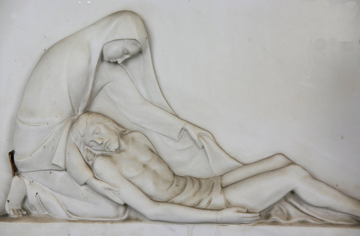 Milano monumentale kirkegård: Pieta Milan Italia av Unbekannt