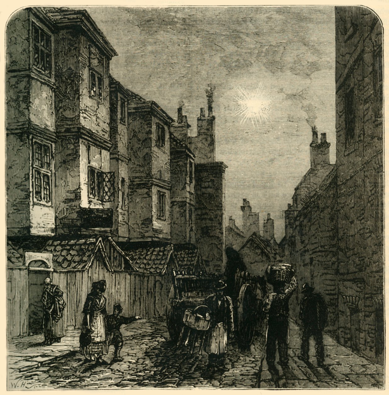 Milford Lane i 1820, 1881. av Unbekannt