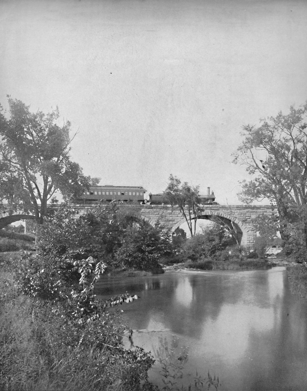 Mill Creek Bridge, Pennsylvania Railroad, c1897. av Unbekannt