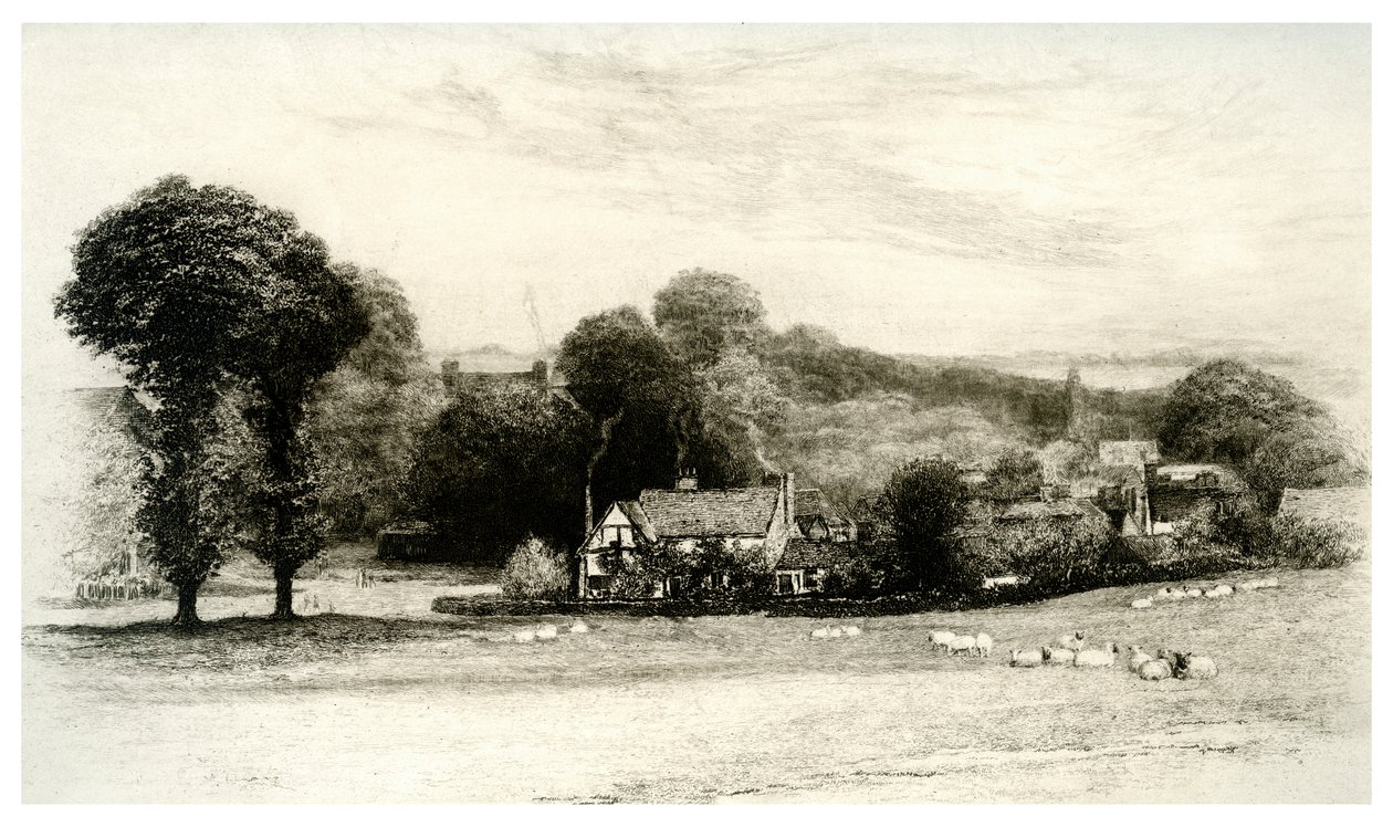 Miltons hytte, Chalfont St Giles, Buckinghamshire, 1895 av Unbekannt