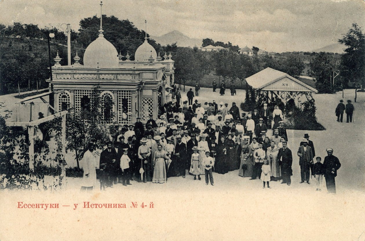 Mineralvannkilde nr. 4, Yessentuki, Russland, 1900-tallet. av Unbekannt