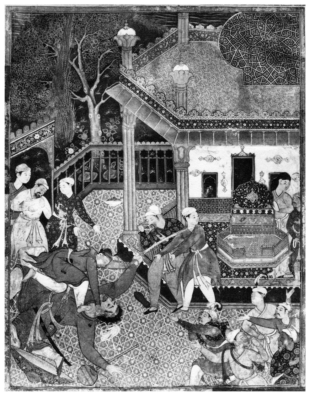 Miniatyr fra Dastan e-Amir Hamza, c1500 1958 av Unbekannt