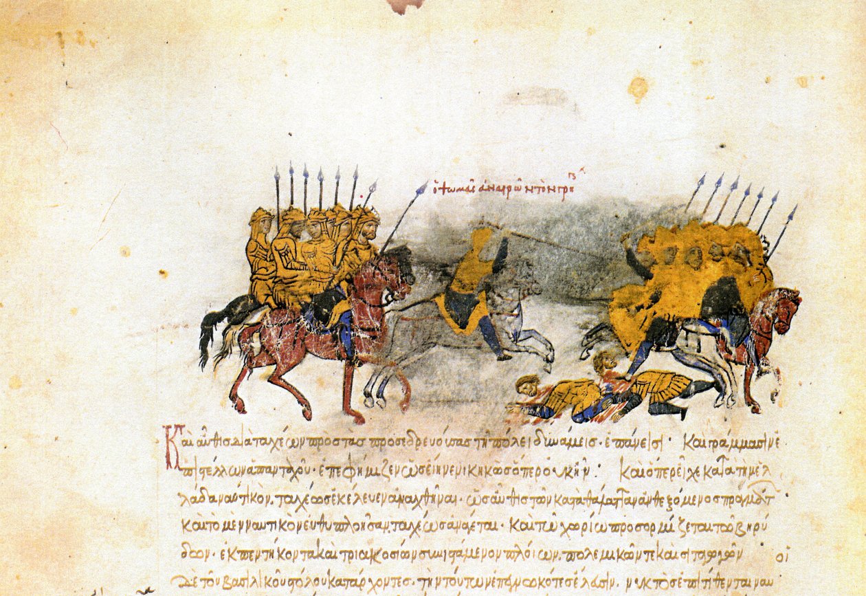 Miniatyr fra Madrid Skylitzes, 11.-12. århundre av Unbekannt