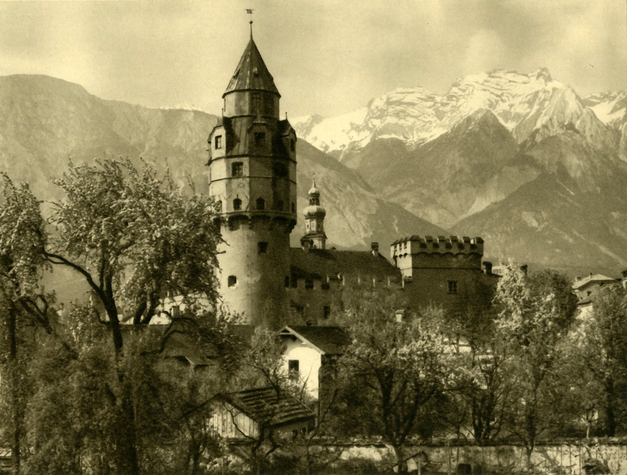 Mint Tower, Hall, Østerrike, c1935. av Unbekannt