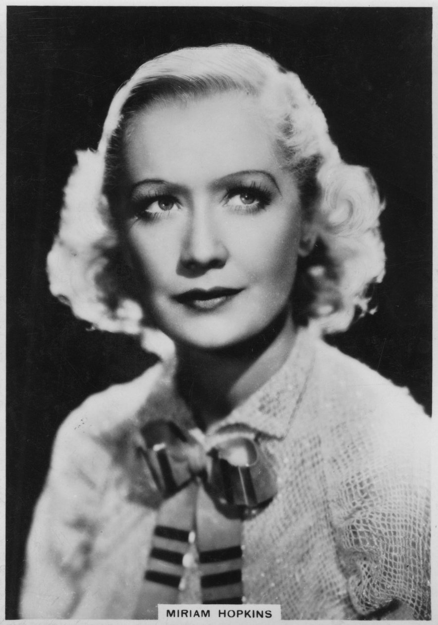 Miriam Hopkins , amerikansk skuespillerinne, 1938 av Unbekannt