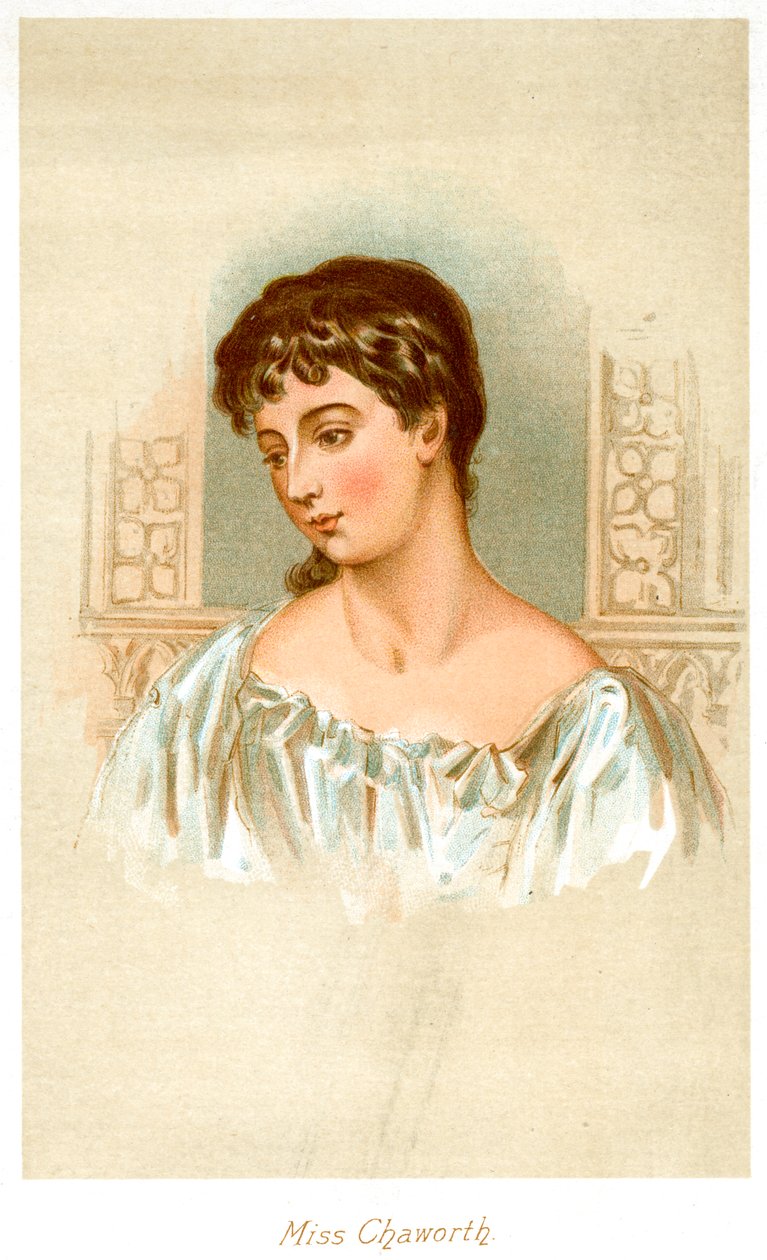 Frøken Chaworth, c1800-1820 av Unbekannt