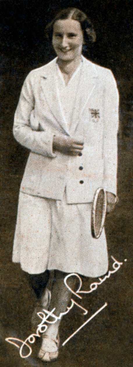 Miss Dorothy Round, Wimbledon Womens Champion, 1934 av Unbekannt