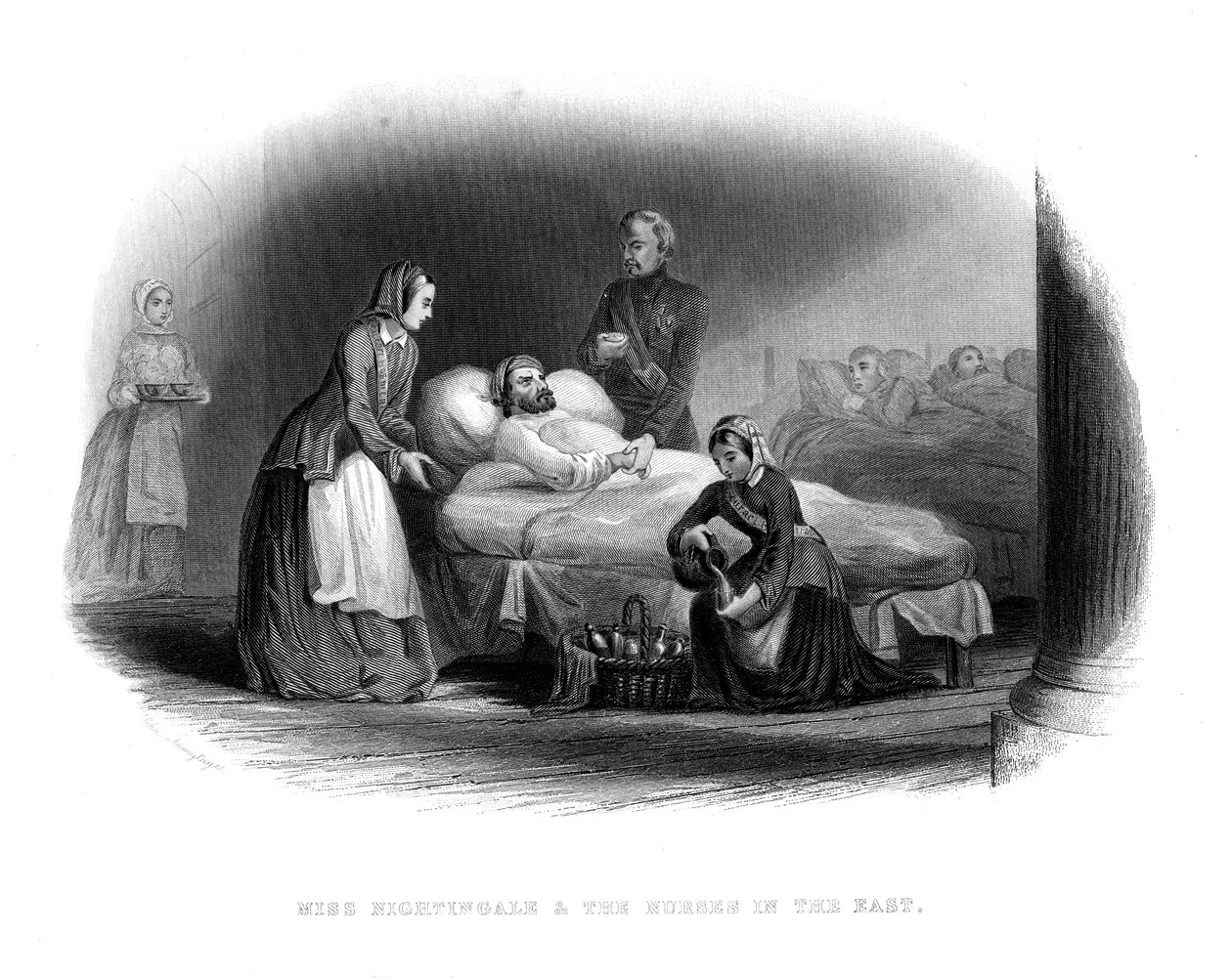 Miss Nightingale and the Military in the East, c1860 av Unbekannt