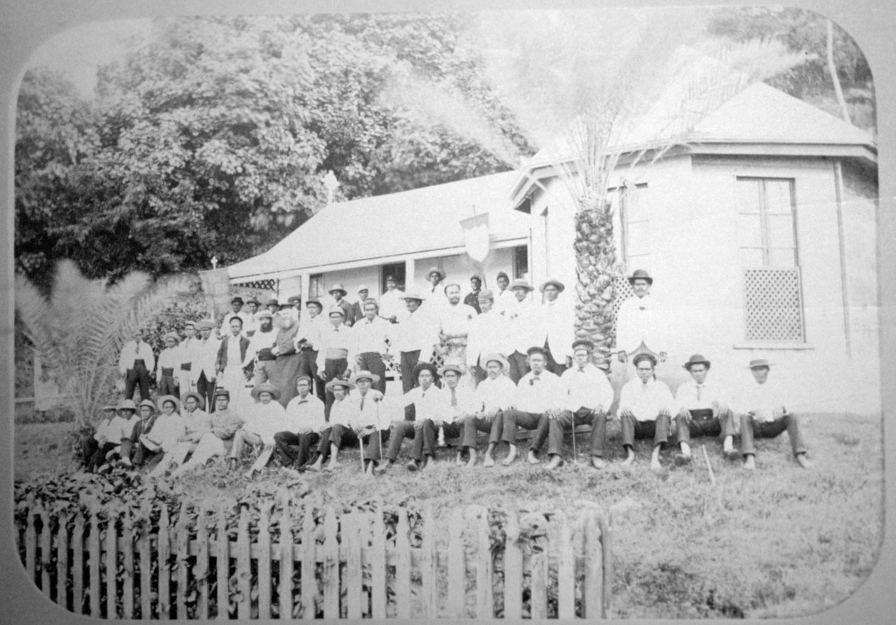 Misjonærskole, Levuka, Fiji, 1888 av Unbekannt